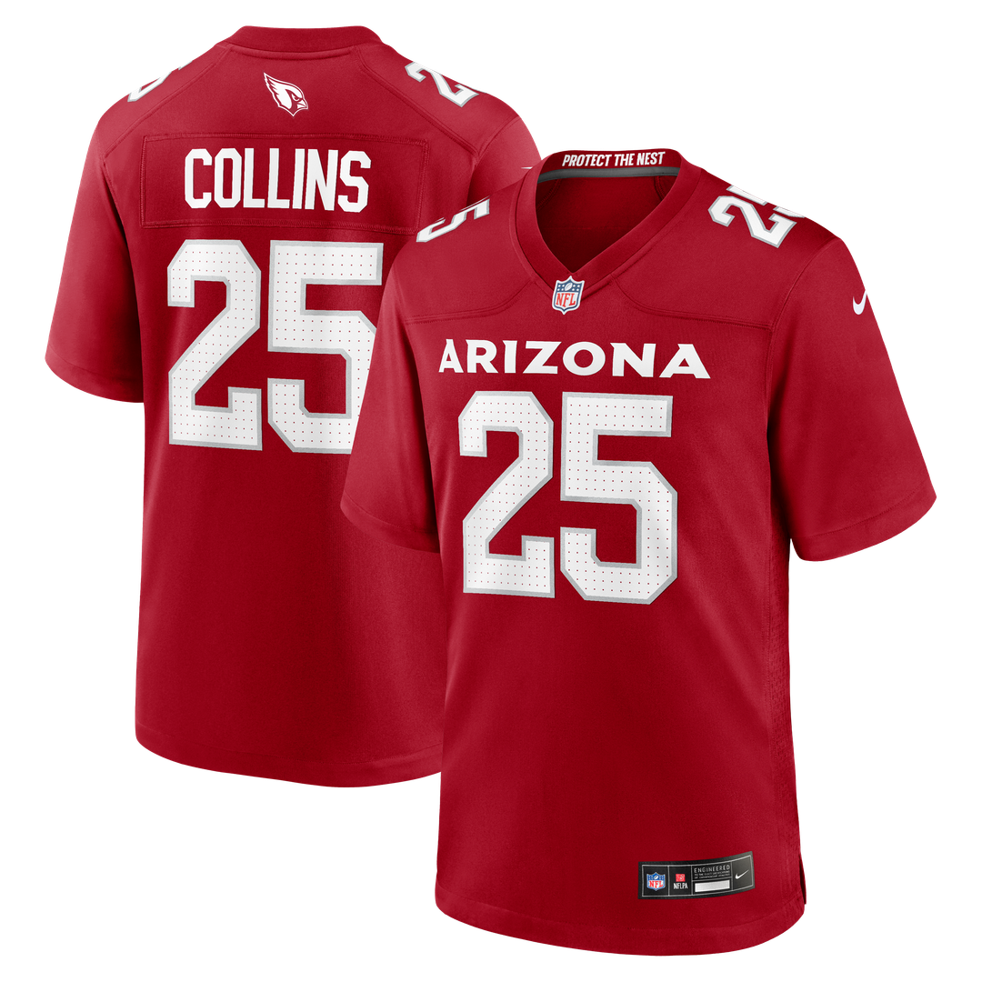 Arizona Cardinals Zaven Collins Nike Home Game Jersey - Cardinal