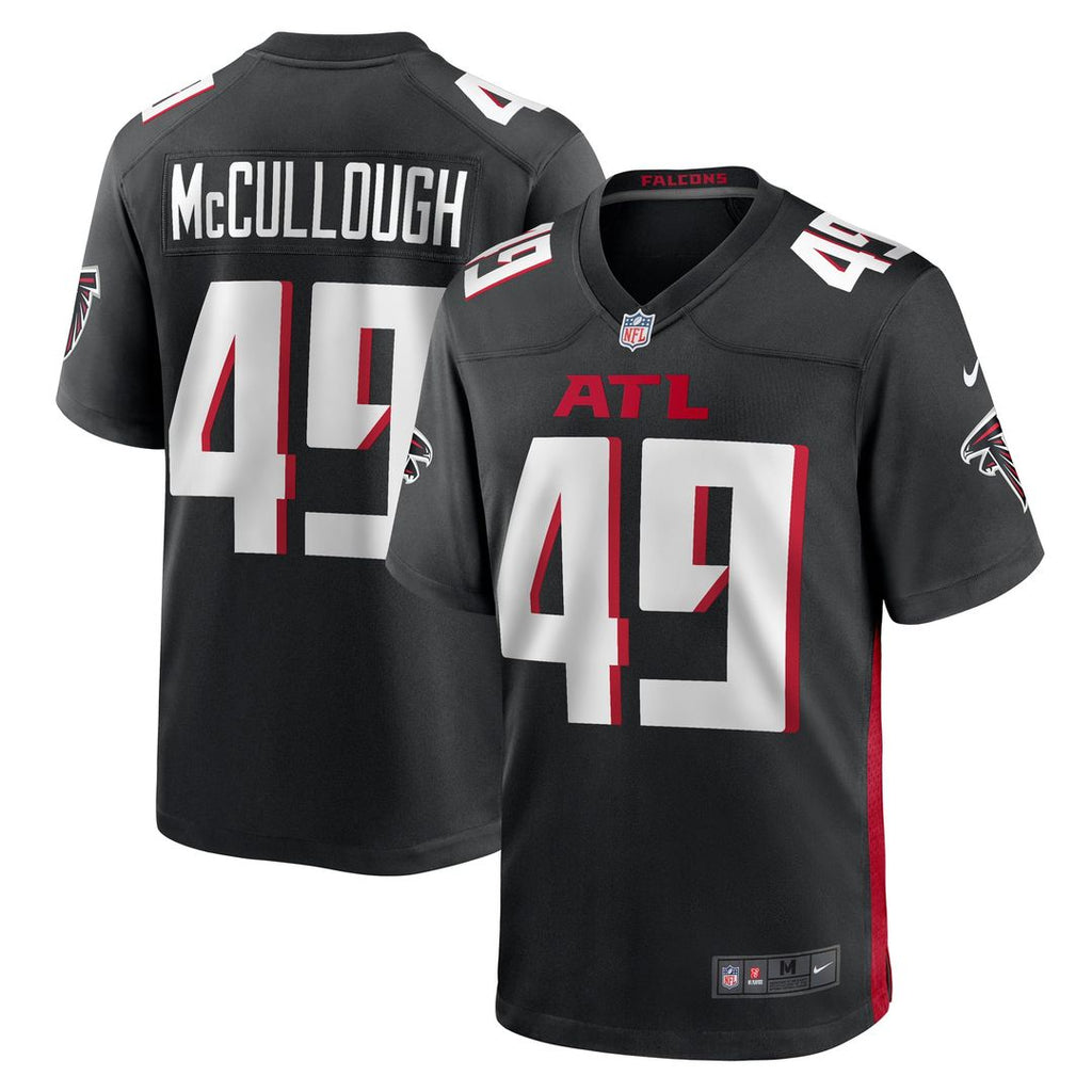 Atlanta Falcons Liam McCullough Nike Team Game Jersey - Black