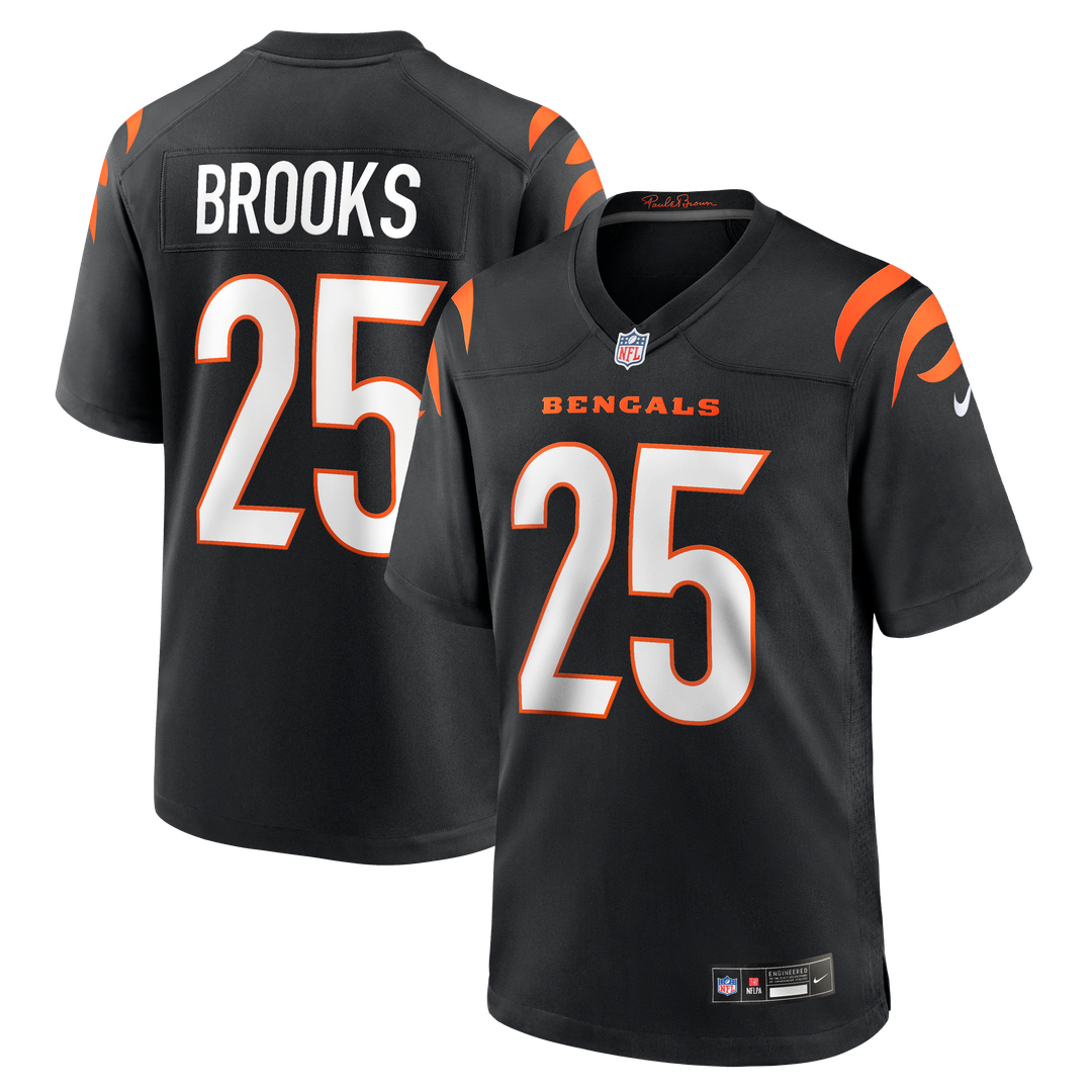 Cincinnati Bengals Tahj Brooks Nike Team Game Jersey - Black