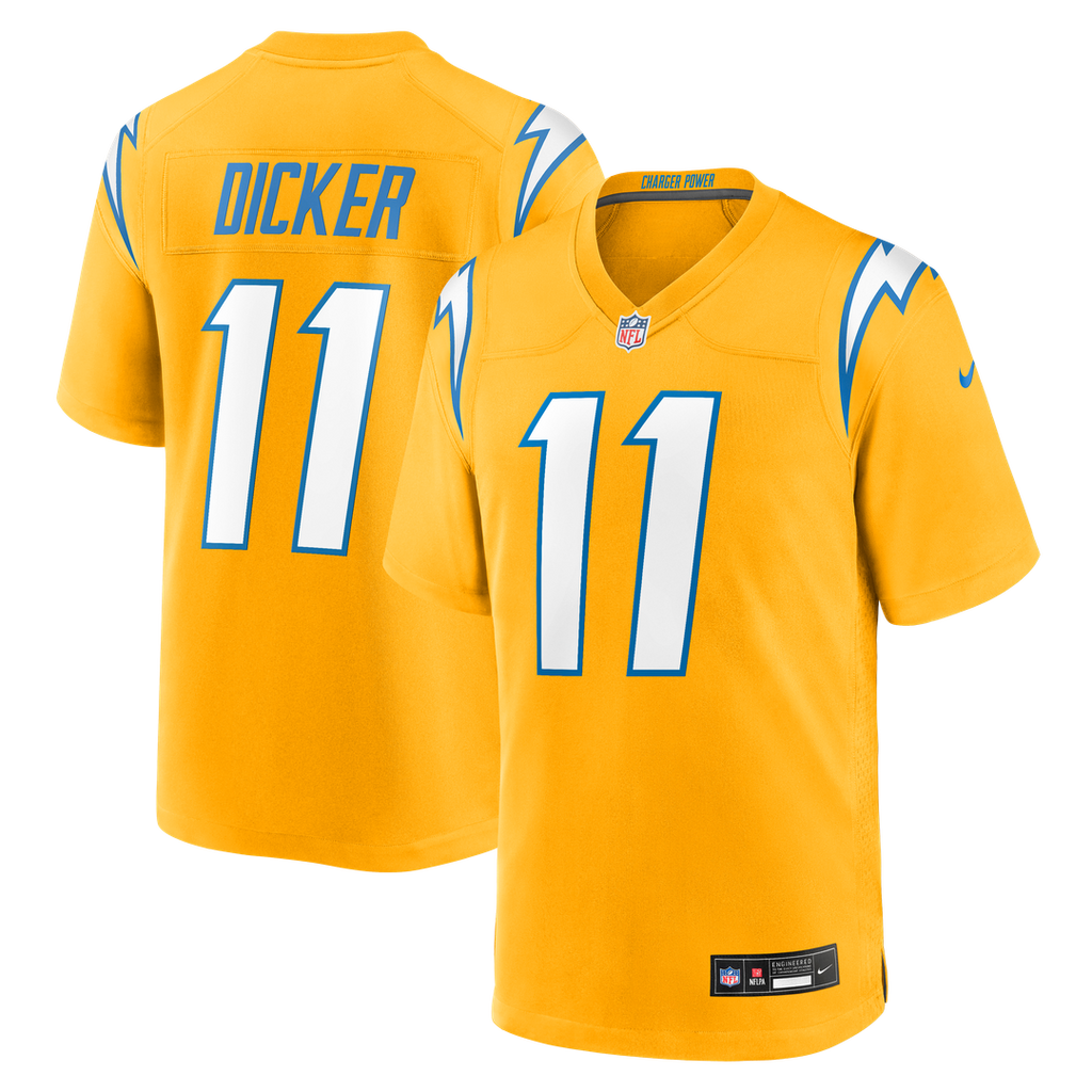 Los Angeles Chargers Cameron Dicker Nike Alternate Game Jersey - Gold