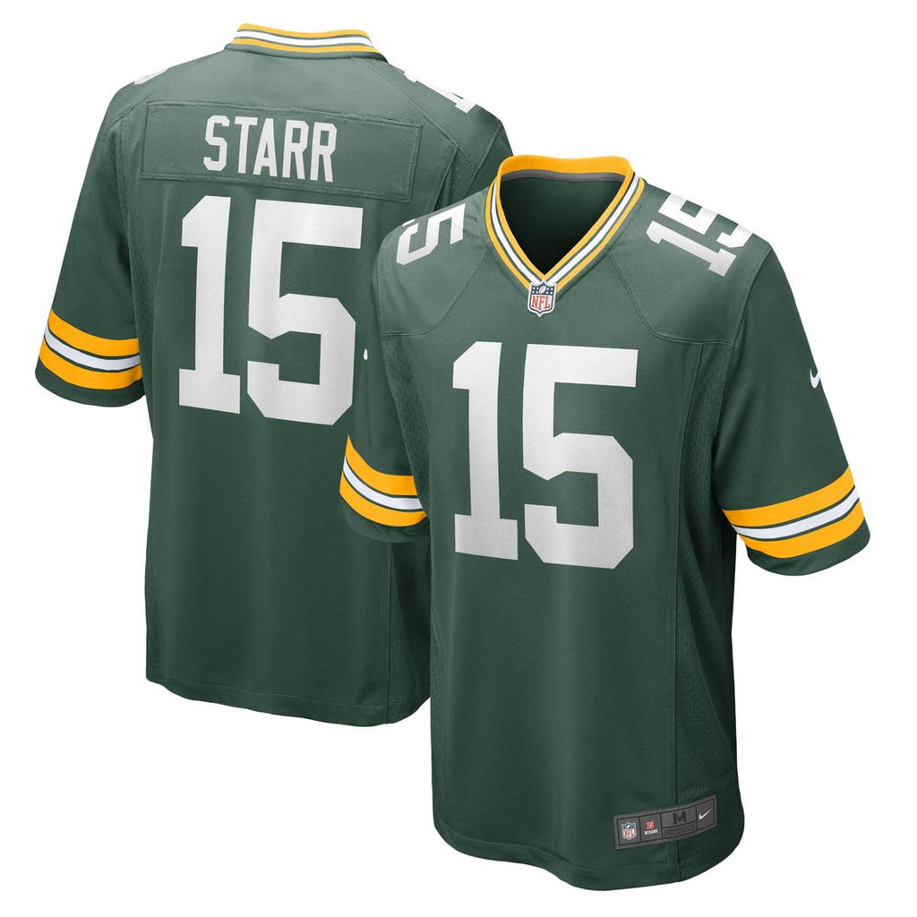Green Bay Packers Bart Starr Nike Retired Player Game Jersey - Green