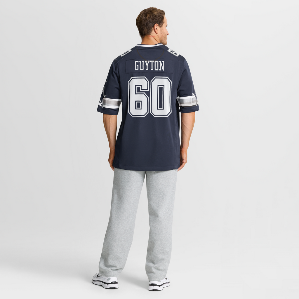 Dallas Cowboys Tyler Guyton Nike Player Game Jersey - Navy