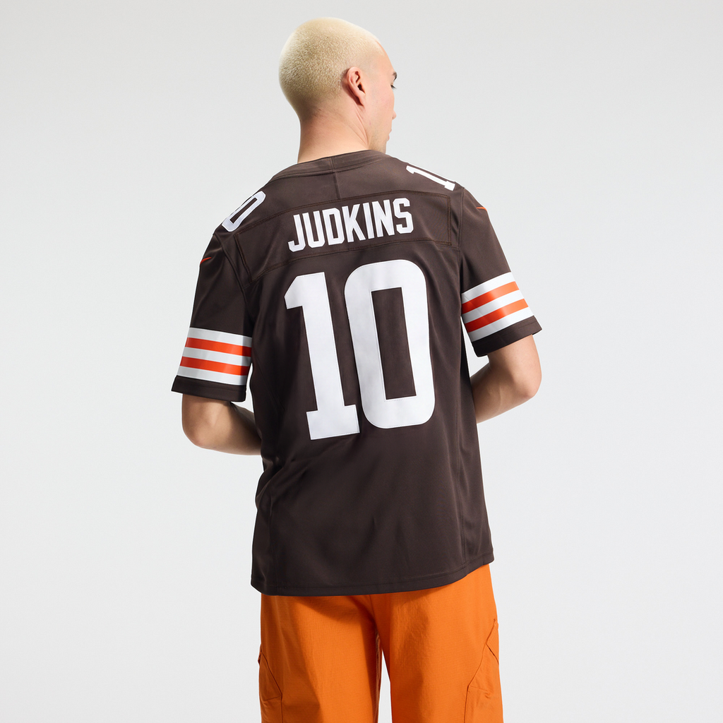 Cleveland Browns Quinshon Judkins Nike Team Vapor F.U.S.E. Stitched Limited Jersey - Brown