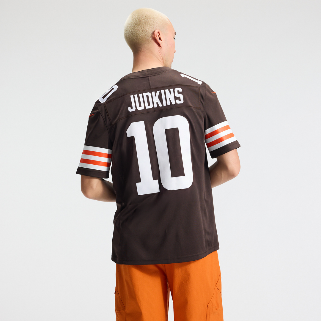 Cleveland Browns Quinshon Judkins Nike Team Vapor F.U.S.E. Stitched Limited Jersey - Brown