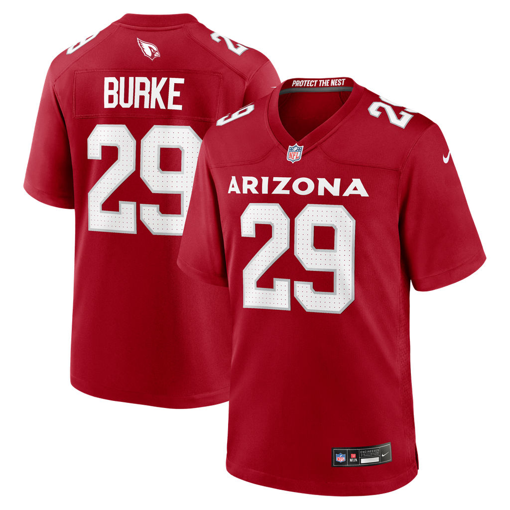 Arizona Cardinals Denzel Burke Nike Team Game Jersey - Cardinal