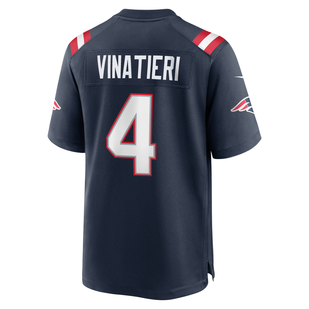 New England Patriots Adam Vinatieri Nike Team Retired Game Jersey - Navy