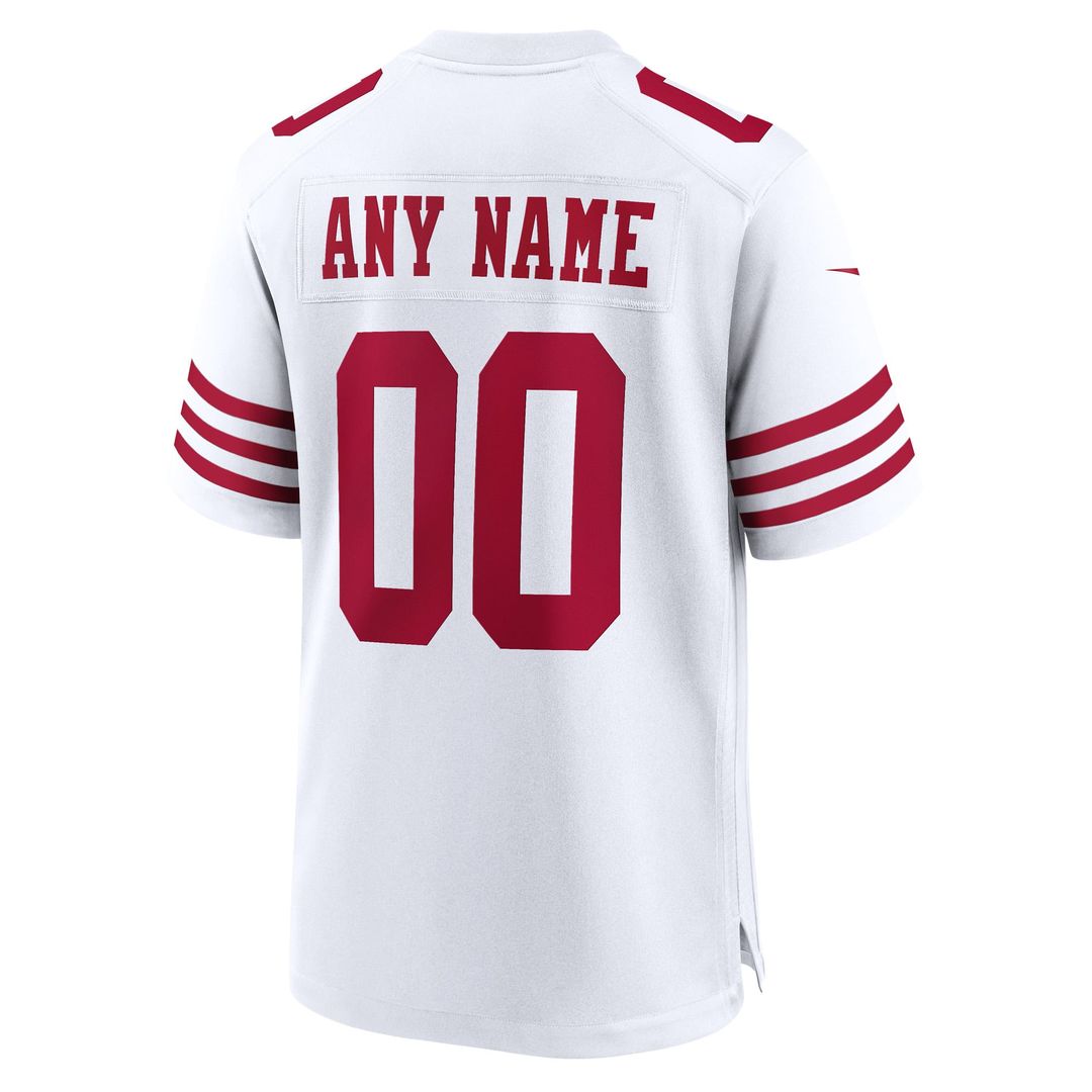 San Francisco 49ers Nike 80th Anniversary Alternate Custom Game Jersey - Scarlet