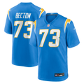 Los Angeles Chargers Mekhi Becton Nike Team Game Jersey - Powder Blue