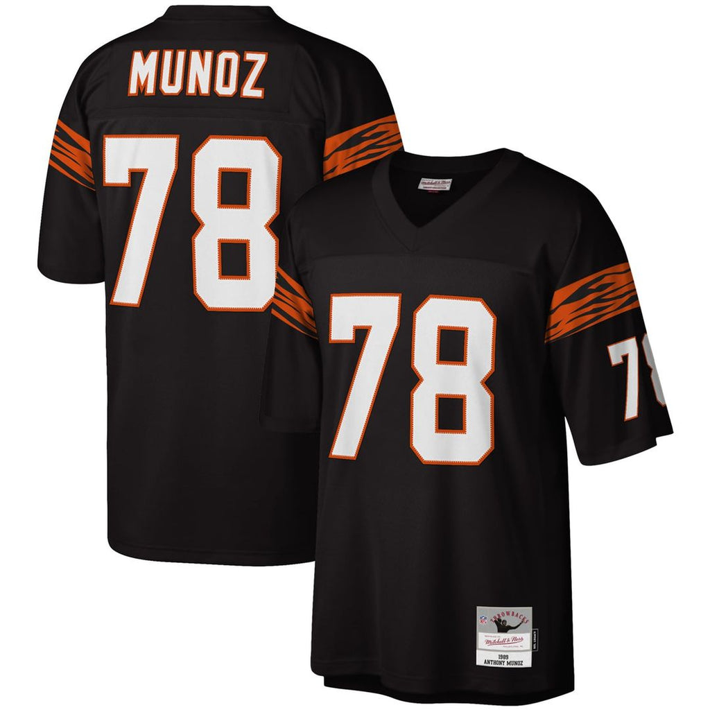 Cincinnati Bengals Anthony Muñoz Mitchell & Ness Legacy Replica Jersey - Black