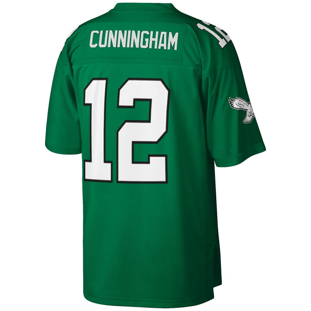 Philadelphia Eagles Randall Cunningham Mitchell & Ness Big & Tall 1990 Retired Player Replica Jersey - Kelly Green