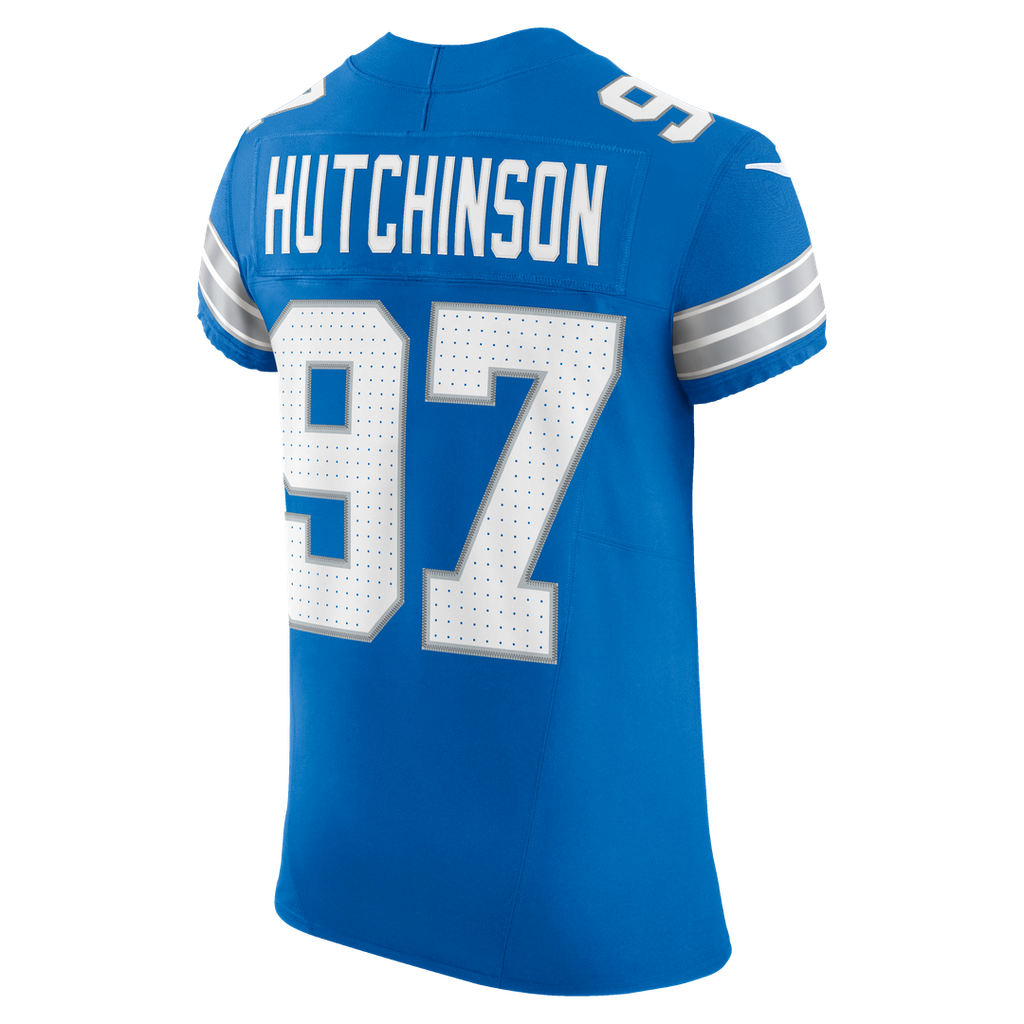 Detroit Lions Aidan Hutchinson Nike Alternate Vapor F.U.S.E. Elite Jersey - Black