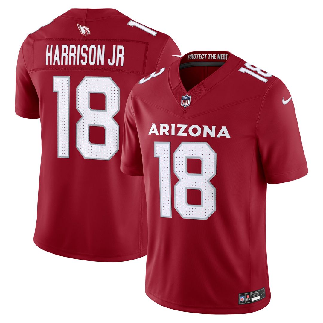 Arizona Cardinals Marvin Harrison Jr. Nike Vapor F.U.S.E. Stitched Limited Jersey - White