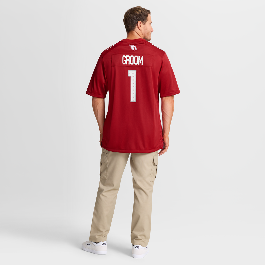 Arizona Cardinals Number 1 Groom Nike Game Jersey - Cardinal