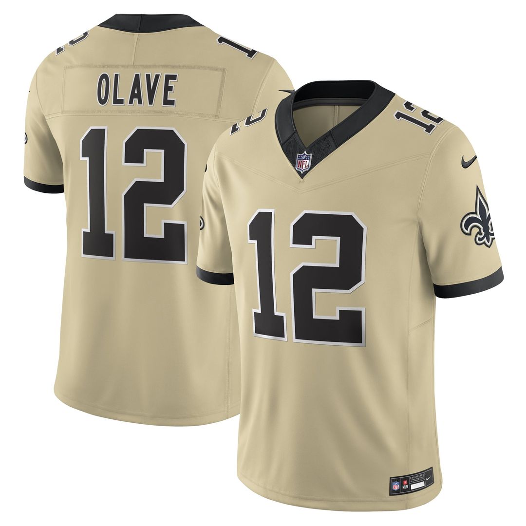 New Orleans Saints Chris Olave Nike Vapor F.U.S.E. Limited Jersey - Black