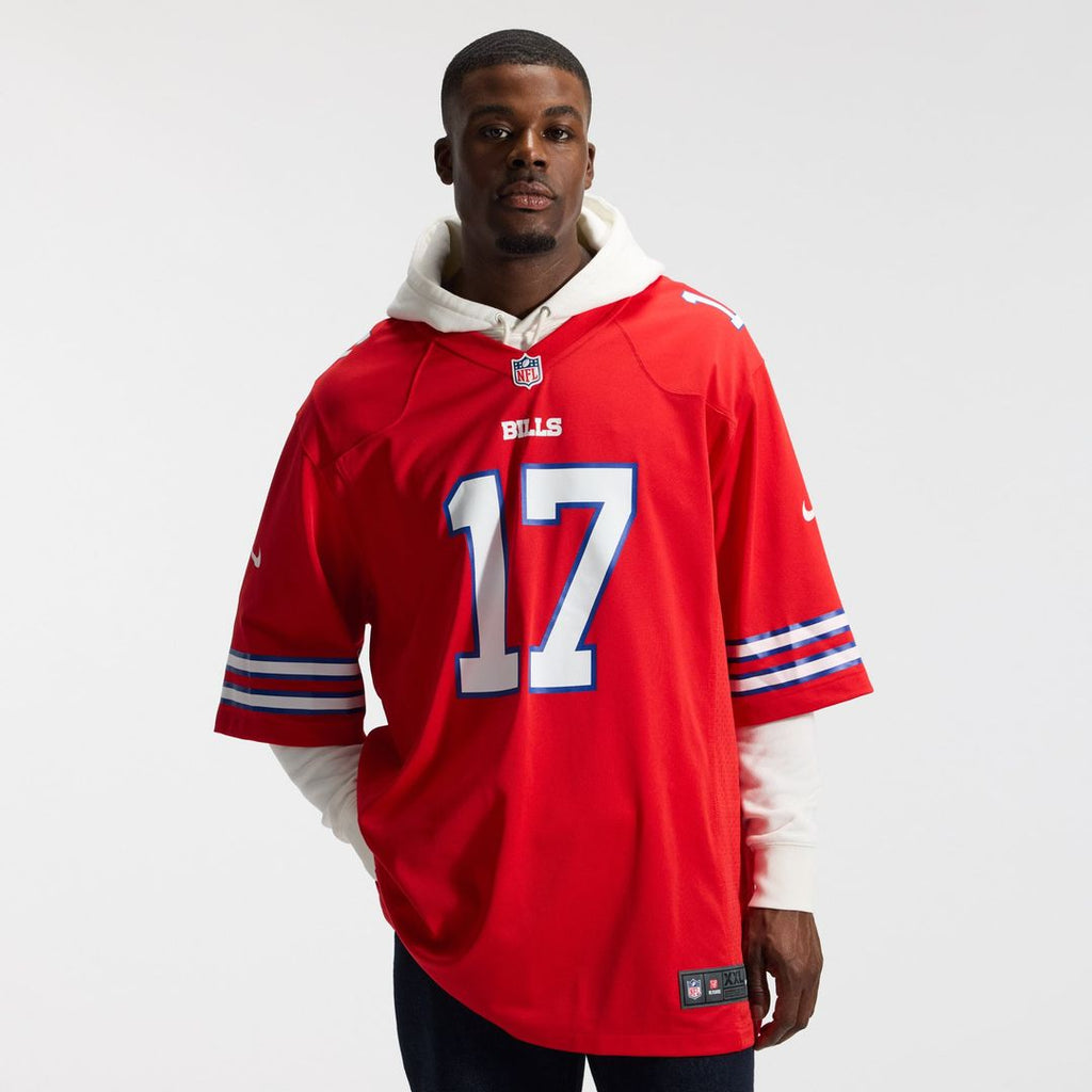 Buffalo Bills Josh Allen Nike Alternate Game Jersey - Red