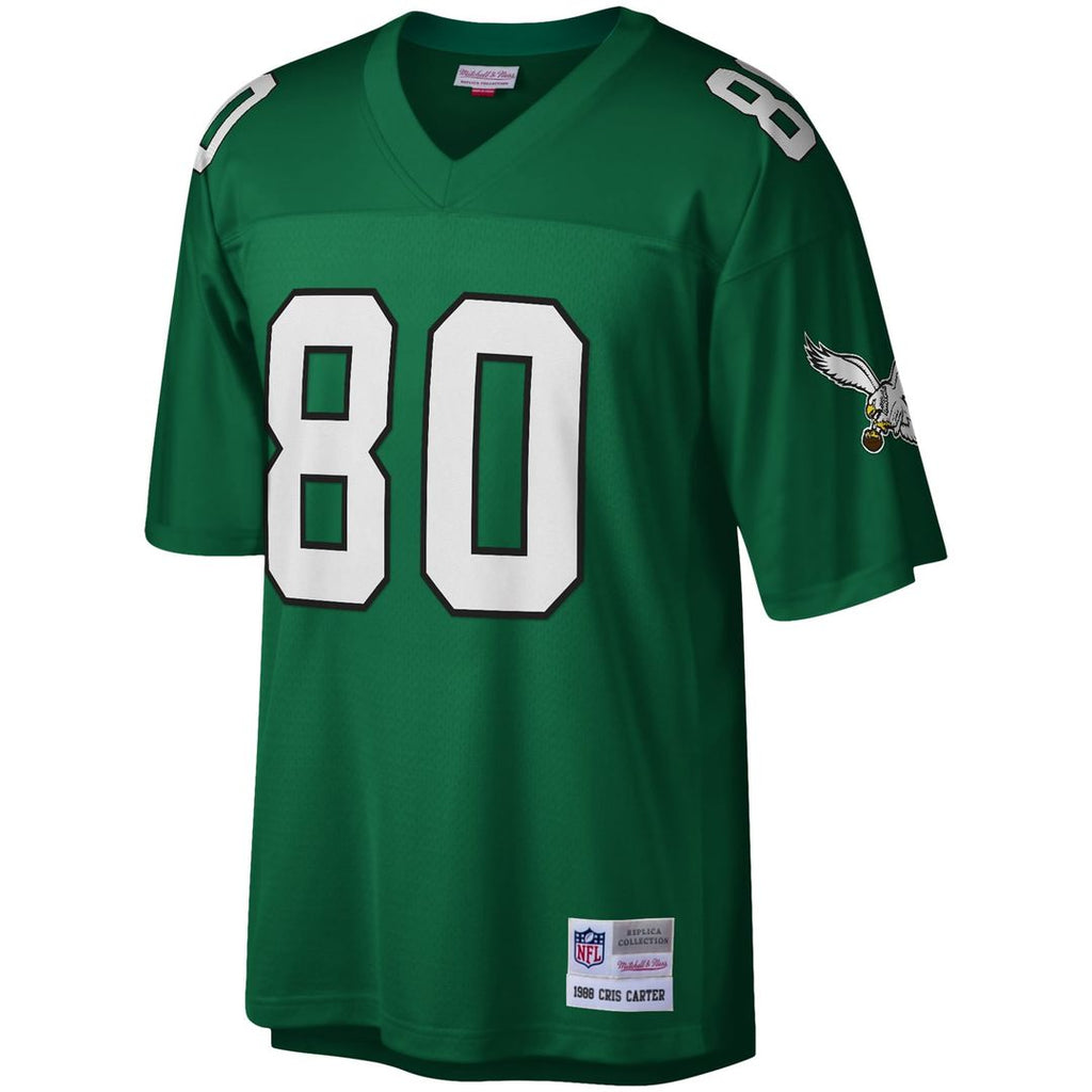 Philadelphia Eagles Cris Carter Mitchell & Ness Legacy Replica Jersey - Kelly Green