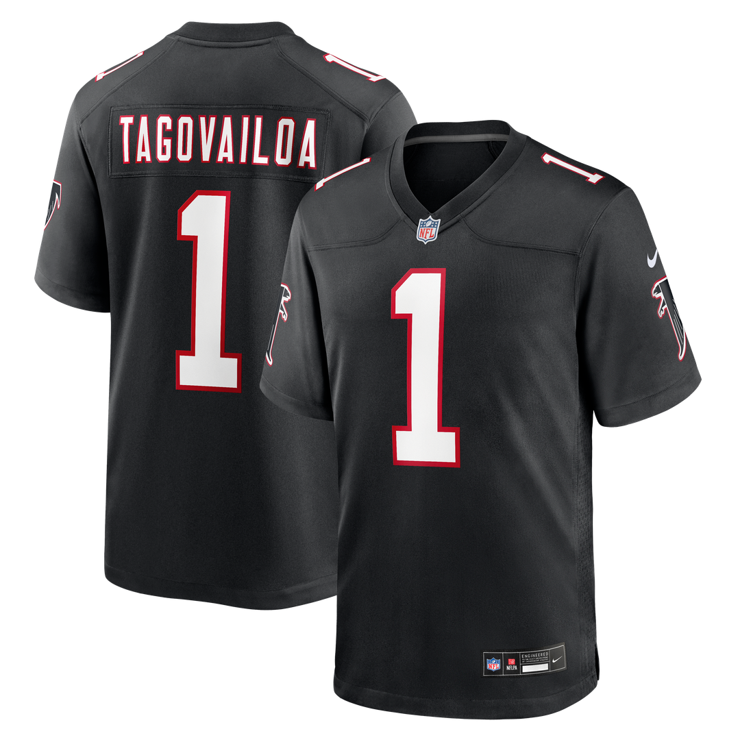Atlanta Falcons Tua Tagovailoa Nike Alternate Game Jersey - Black