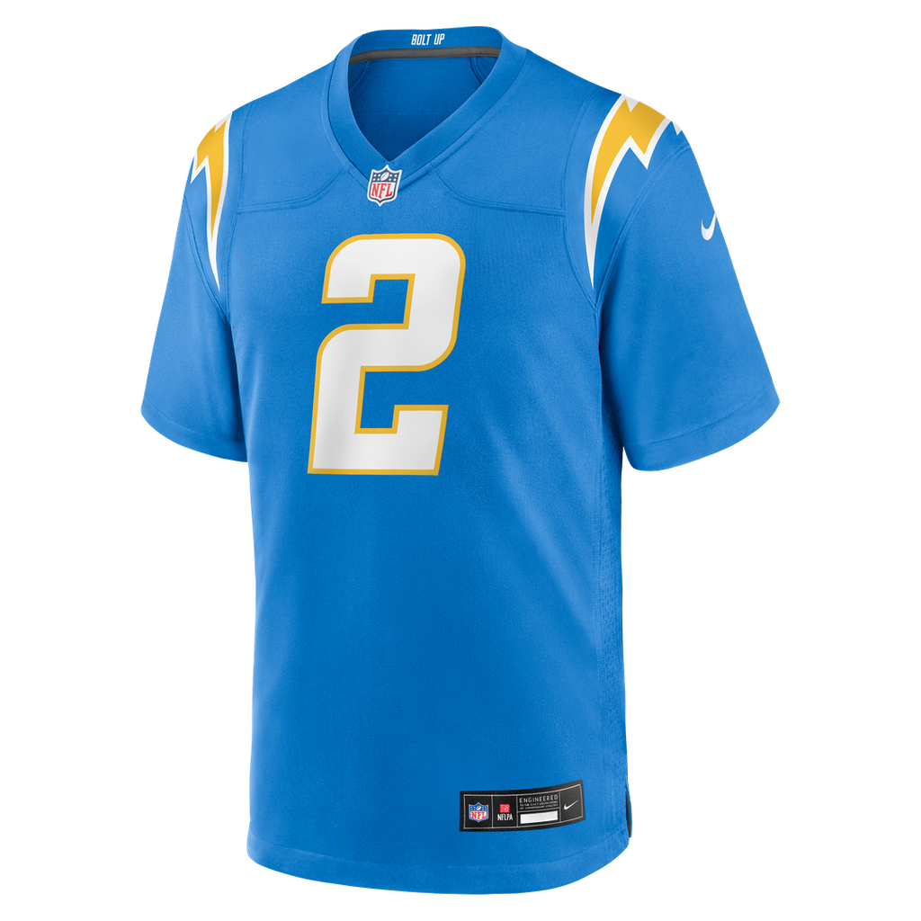 Los Angeles Chargers Elijah Molden Nike Team Game Jersey - Powder Blue