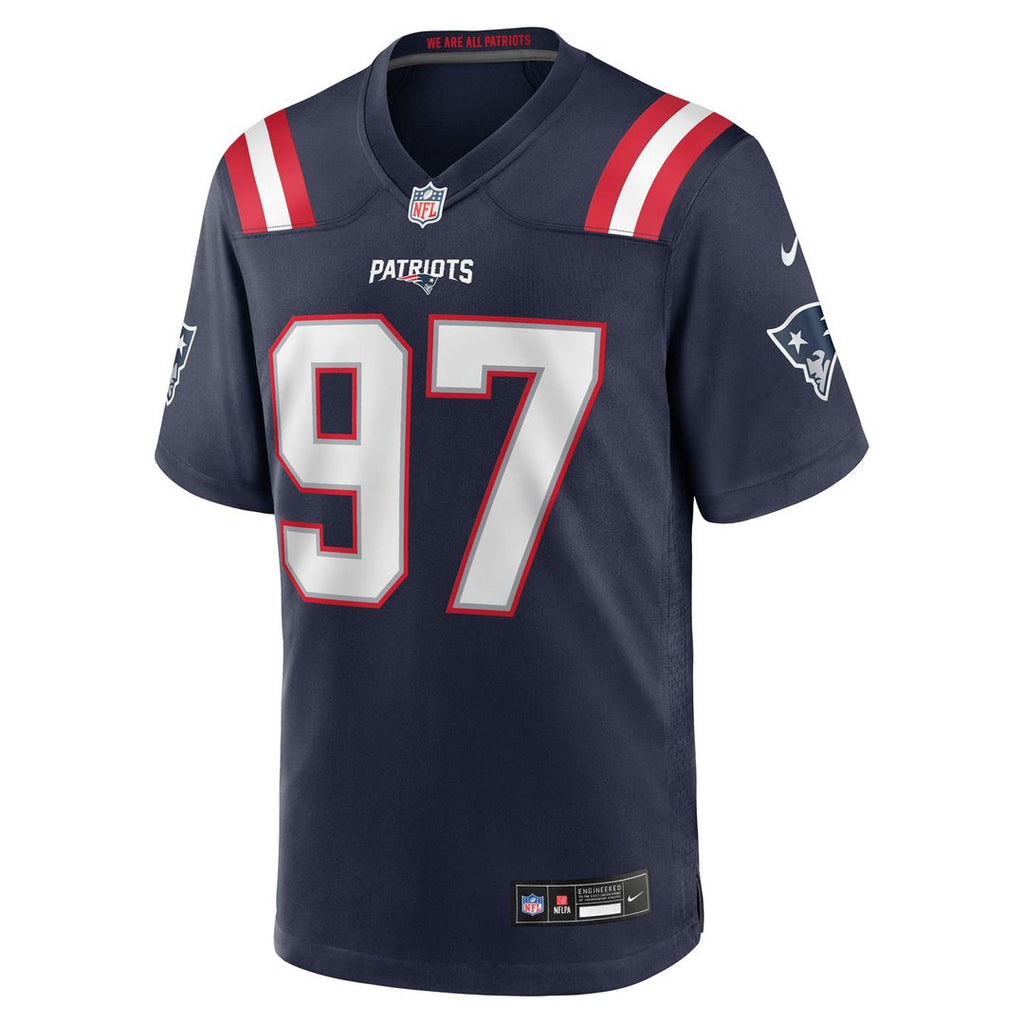 New England Patriots Milton Williams Nike Game Player Jersey - Navy