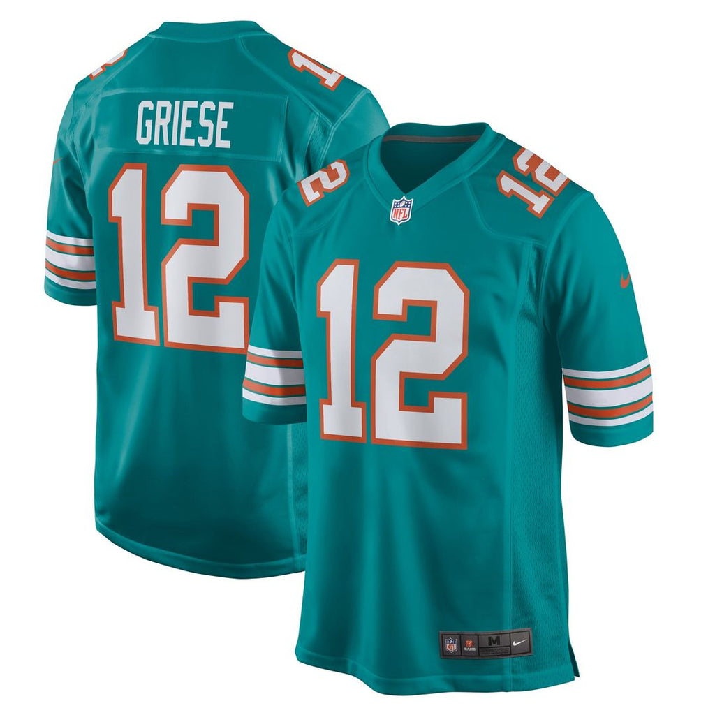 Miami Dolphins Bob Griese Nike Retired Player Jersey - Aqua