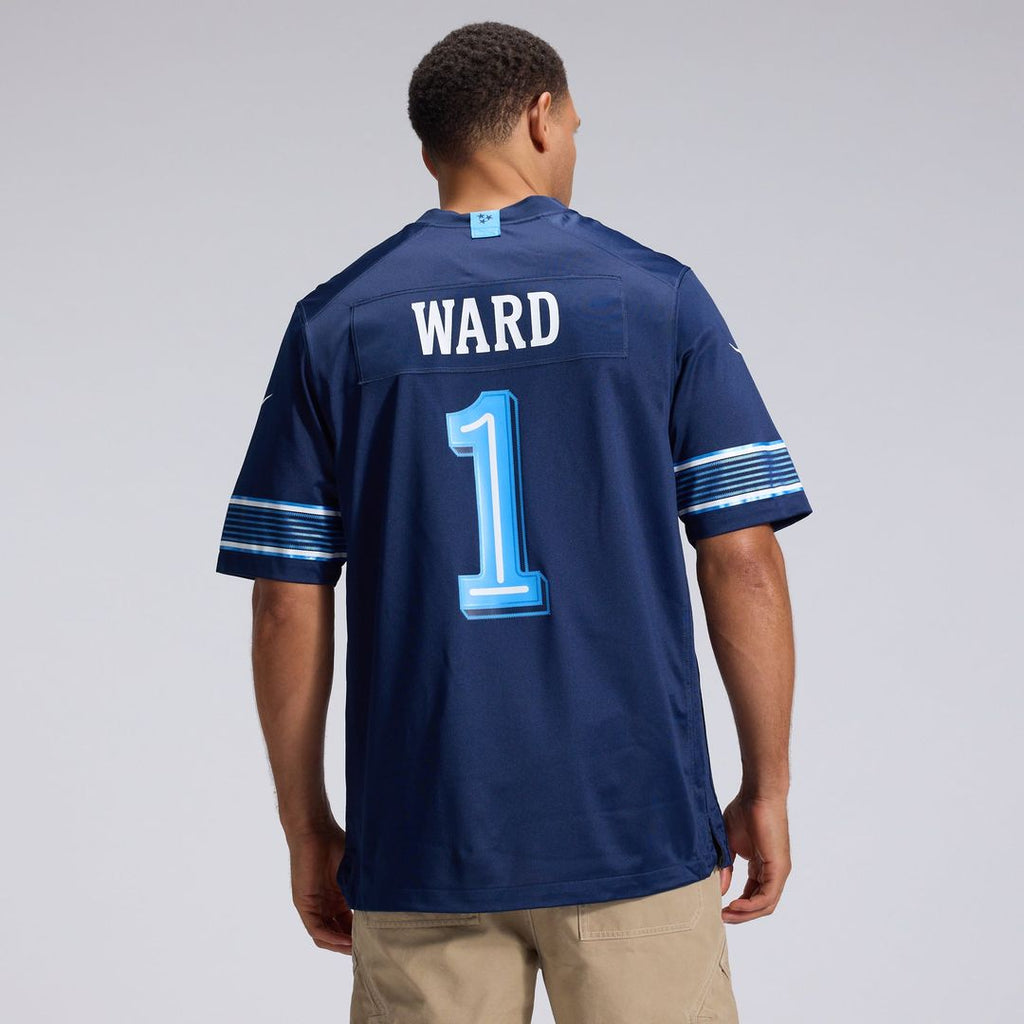 Tennessee Titans Cameron Ward Nike 2026 Rivalries Collection Game Jersey - Navy