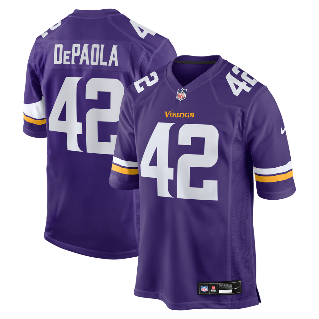 Minnesota Vikings Andrew DePaola Nike Game Jersey - Purple