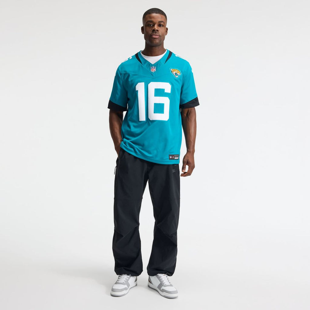 Jacksonville Jaguars Trevor Lawrence Nike Team Vapor F.U.S.E. Stitched Limited Jersey - Teal