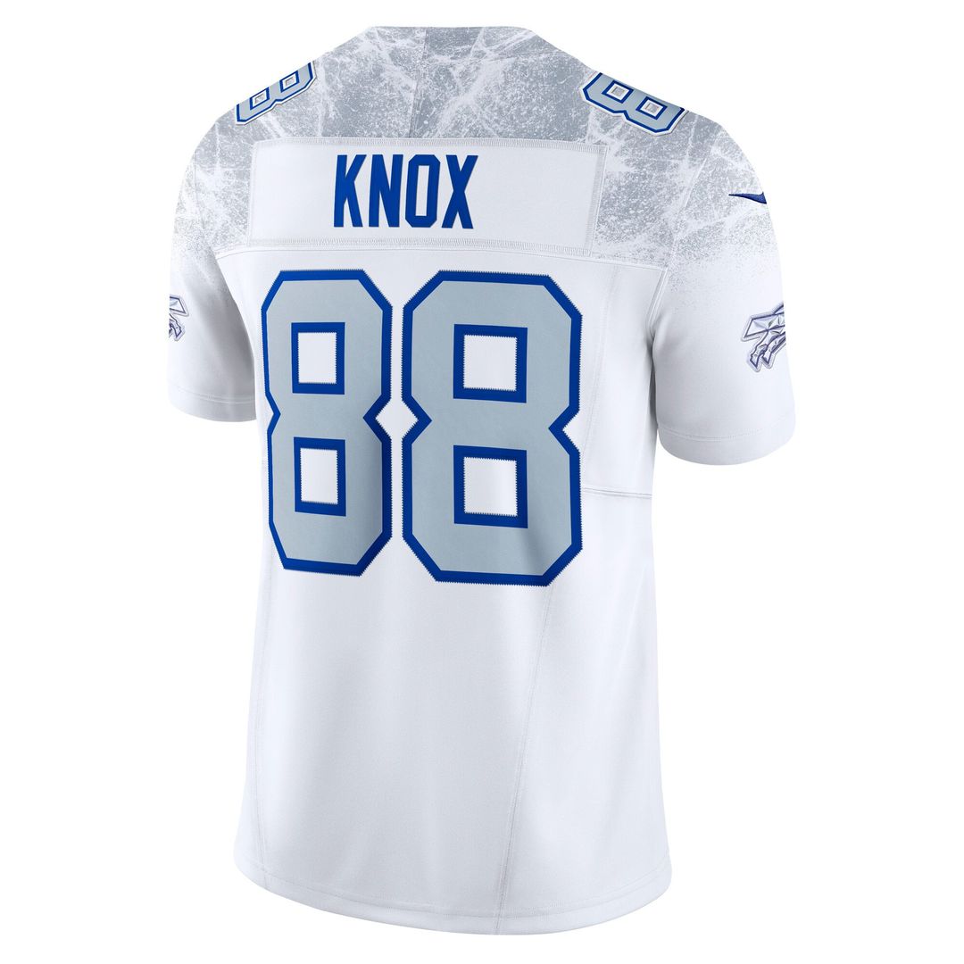 Buffalo Bills Dawson Knox Nike Rivalries Collection Stitched Limited Jersey - White