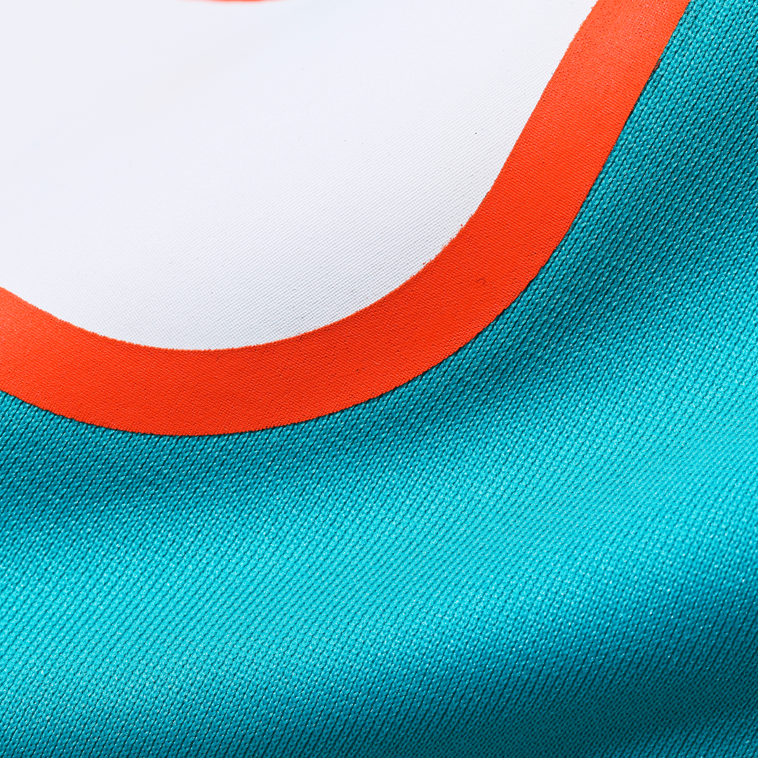 Miami Dolphins Number 1 Groom Nike Game Jersey - Aqua