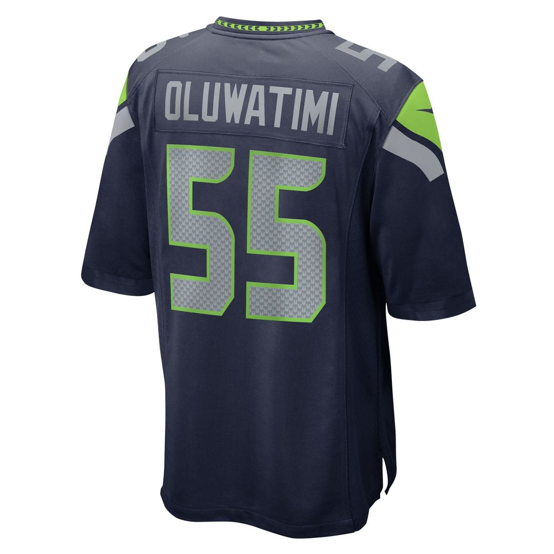 Seattle Seahawks Olu Oluwatimi Nike Team Game Jersey - College Navy