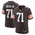 Cleveland Browns Cornelius Lucas Nike Team Game Jersey - Brown