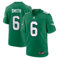 Philadelphia Eagles DeVonta Smith Nike Alternate Game Player Jersey - Kelly Green