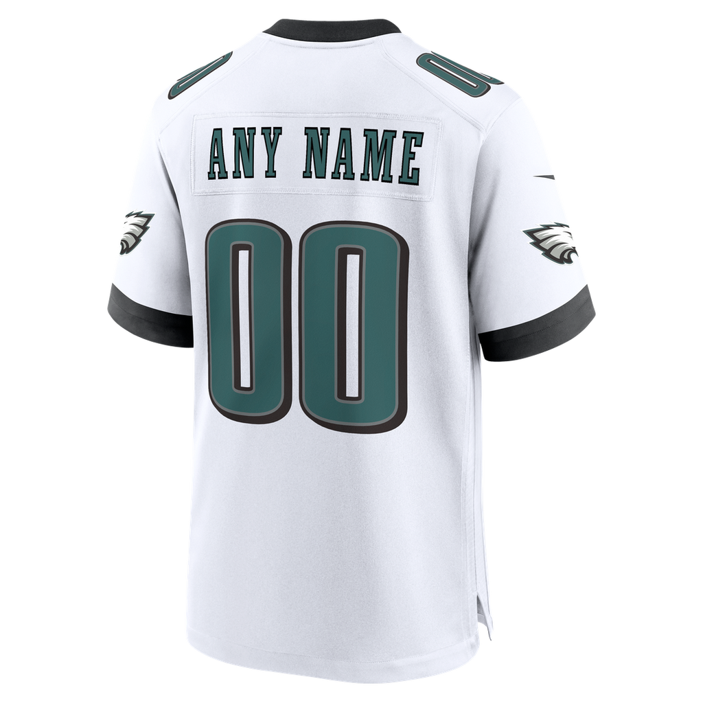 Philadelphia Eagles Nike Team Custom Game Jersey - Midnight Green