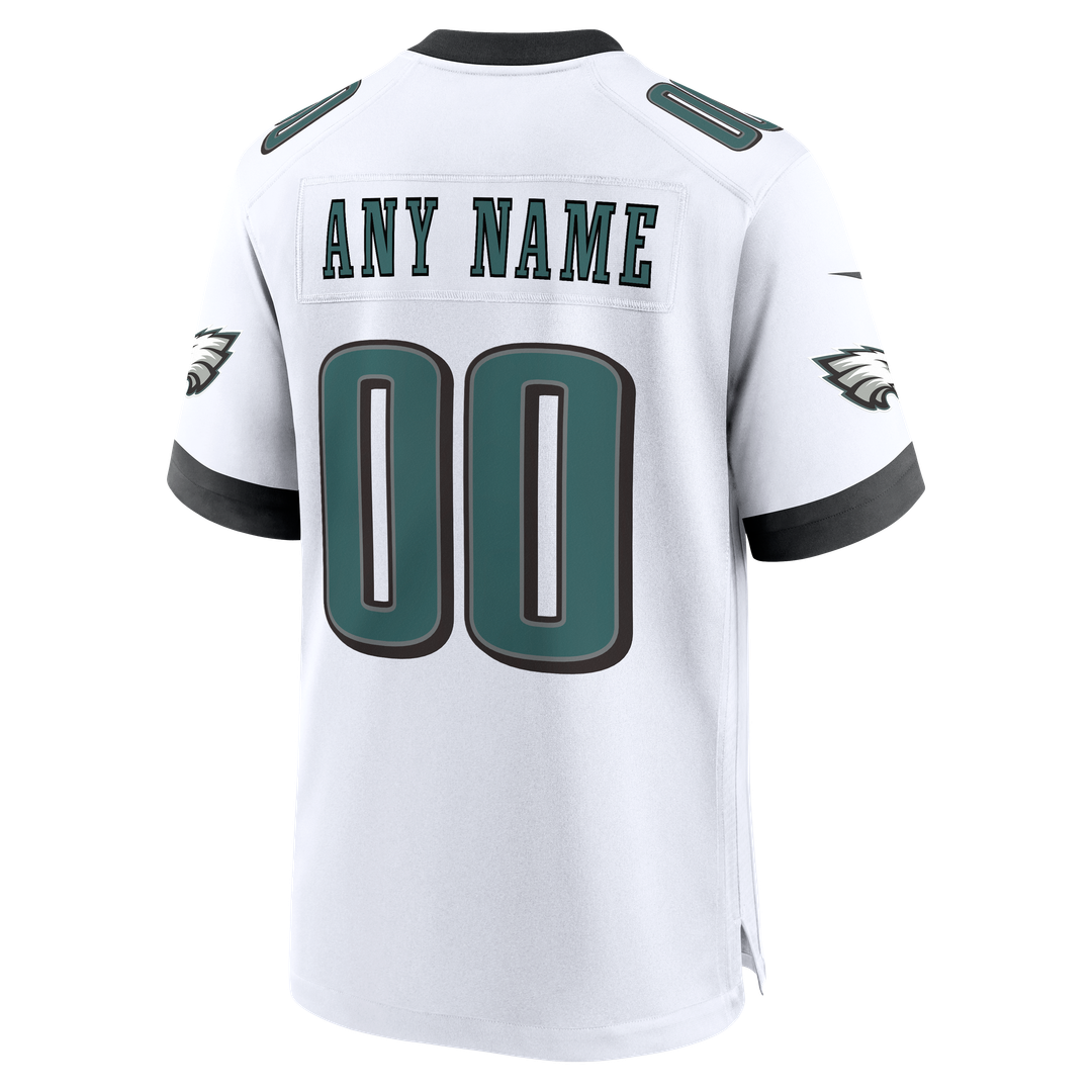 Philadelphia Eagles Nike Team Custom Game Jersey - Midnight Green