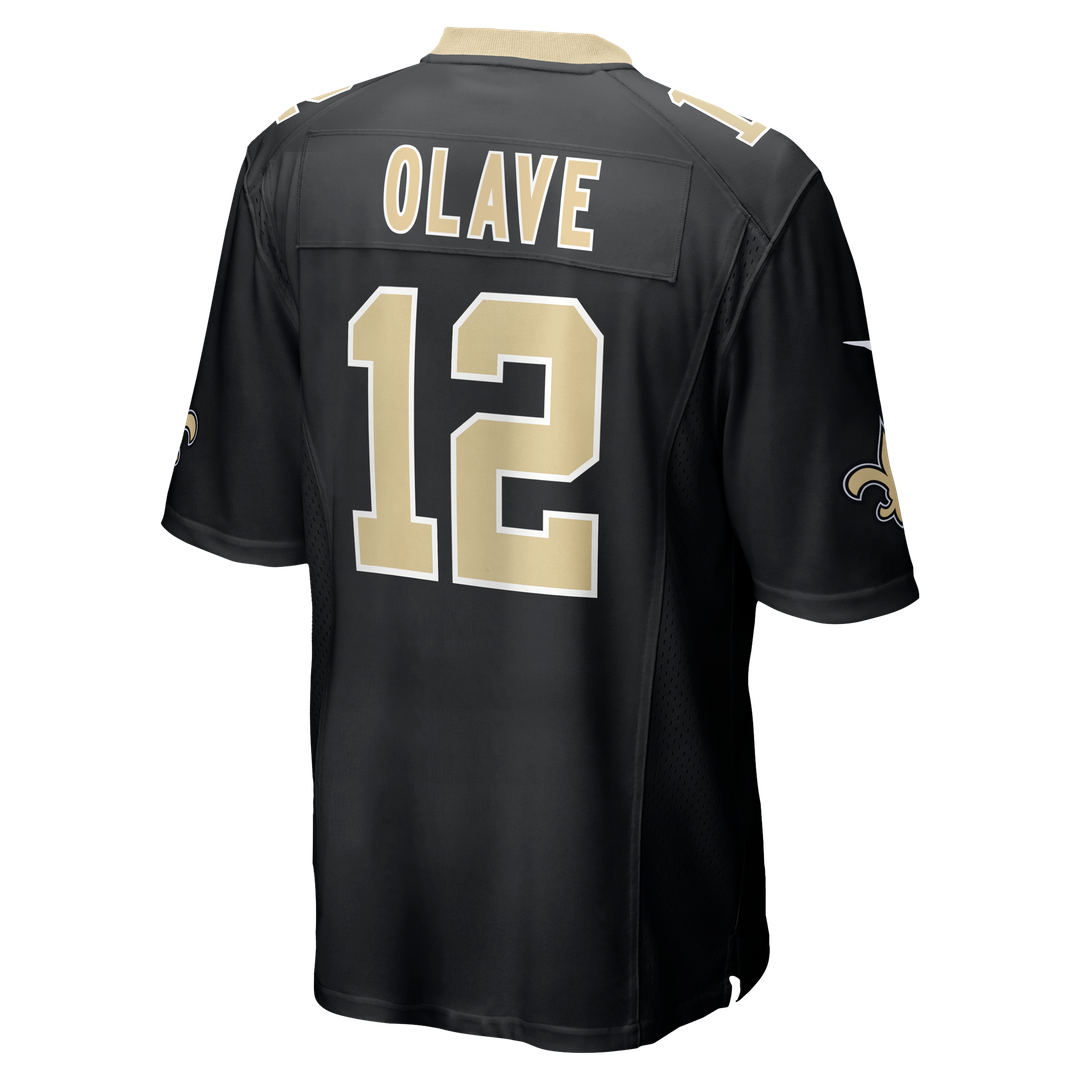 New Orleans Saints Chris Olave Nike Player Game Jersey - Black