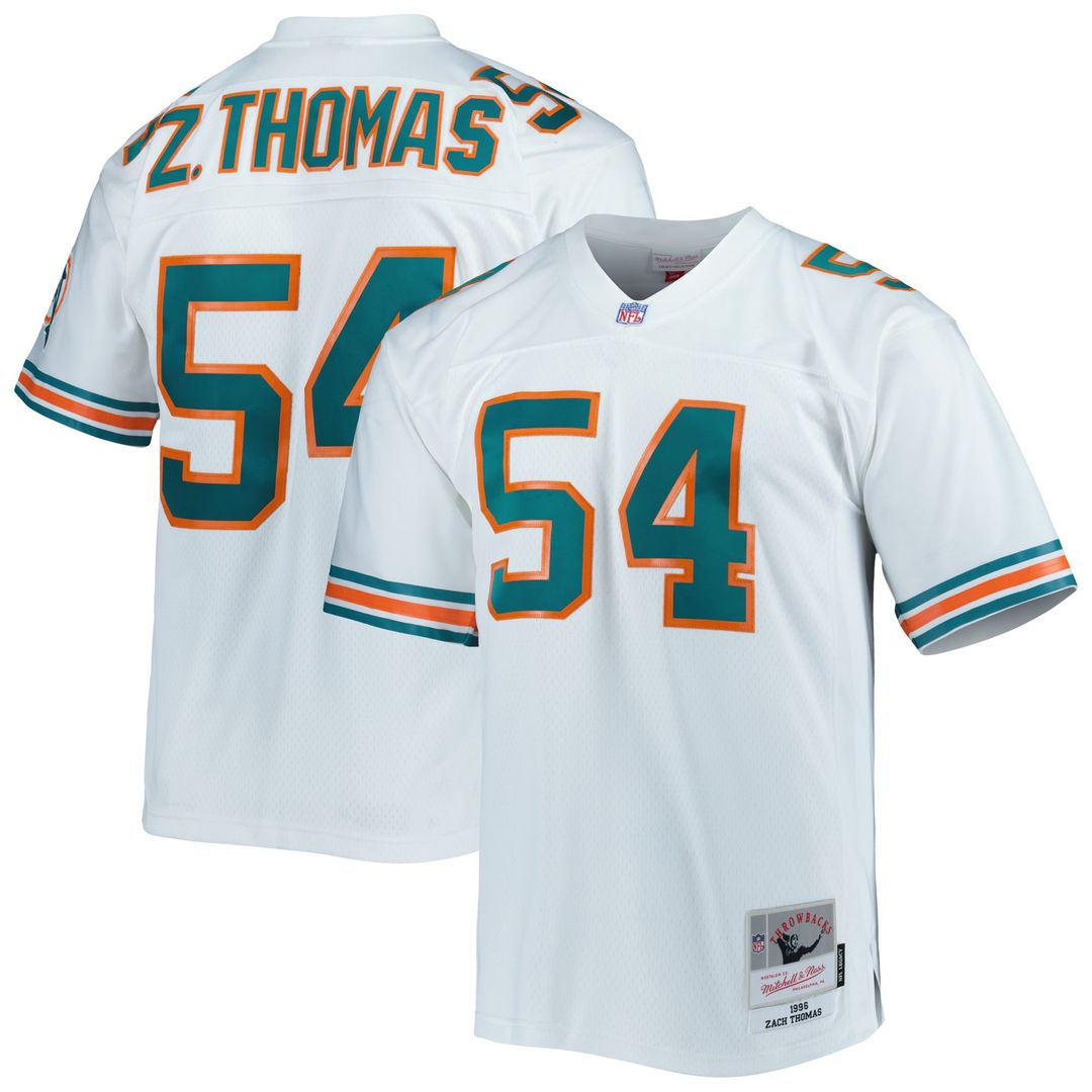 Miami Dolphins Zach Thomas Mitchell & Ness Legacy Replica Jersey - White