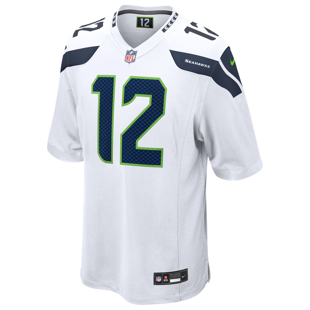 Seattle Seahawks 12s Nike Game Jersey - White