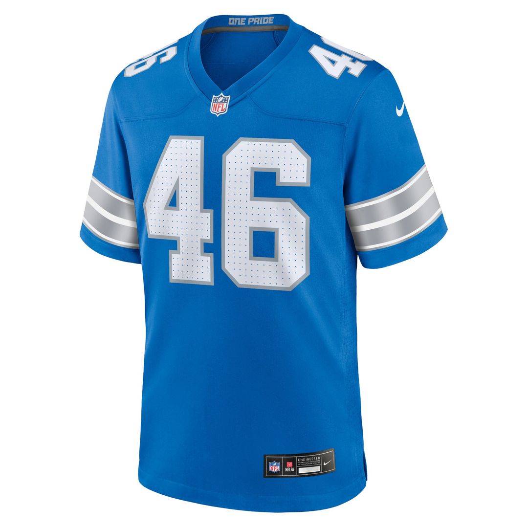 Detroit Lions Jack Campbell Nike 2nd Alternate Game Jersey - Black