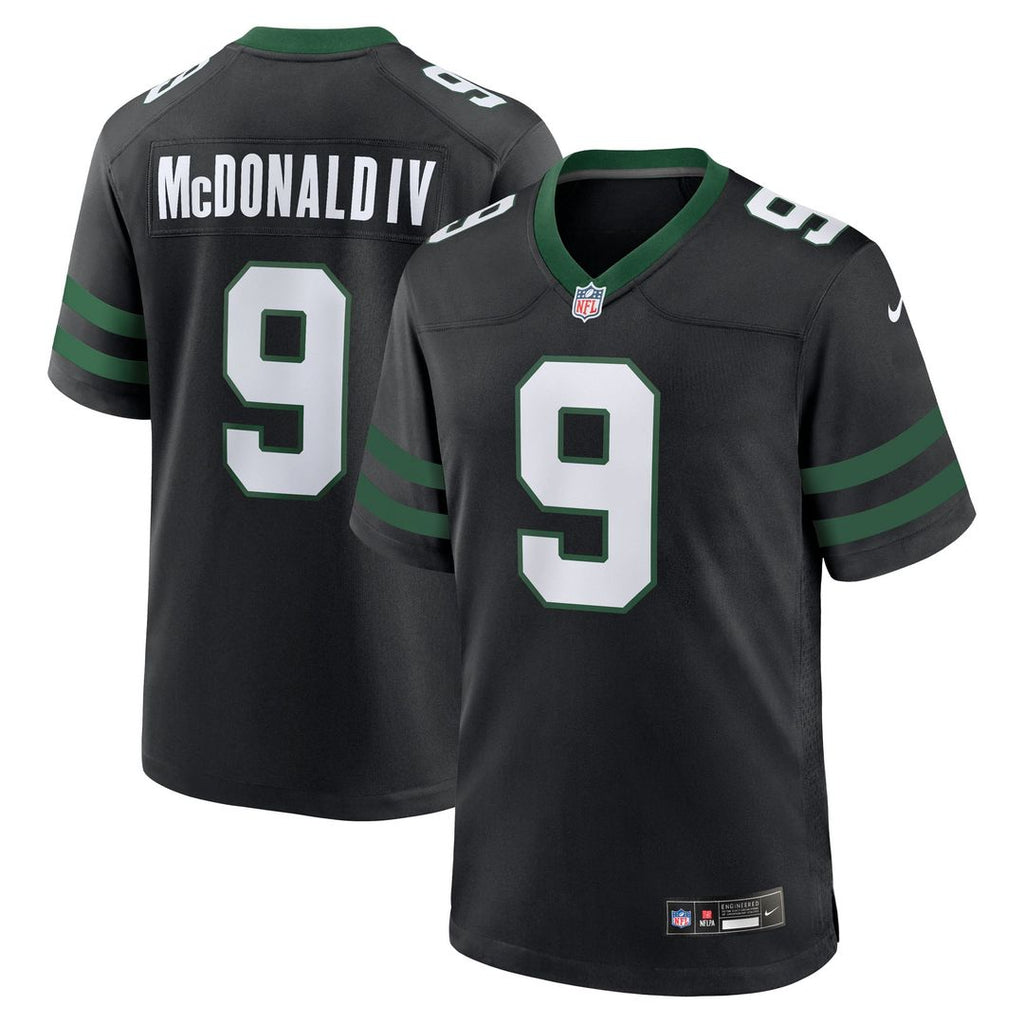 New York Jets Will McDonald IV Nike Team Game Jersey - Legacy Green