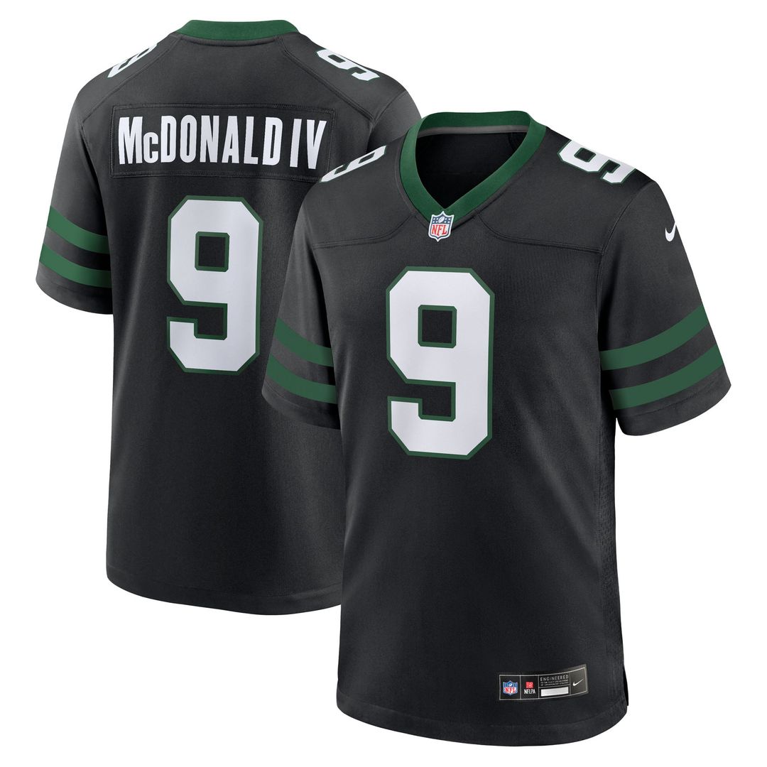New York Jets Will McDonald IV Nike Team Game Jersey - Legacy Green