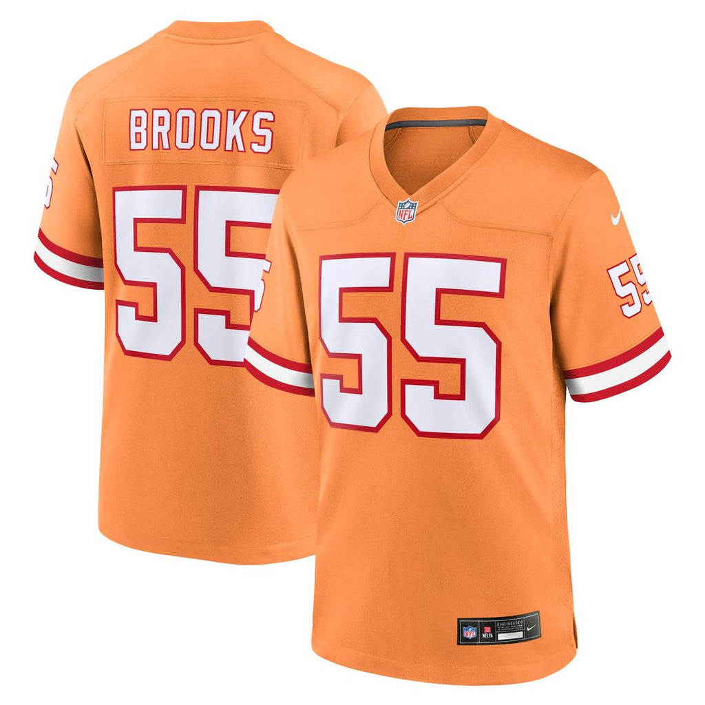 Tampa Bay Buccaneers Derrick Brooks Nike Throwback Game Jersey - Orange