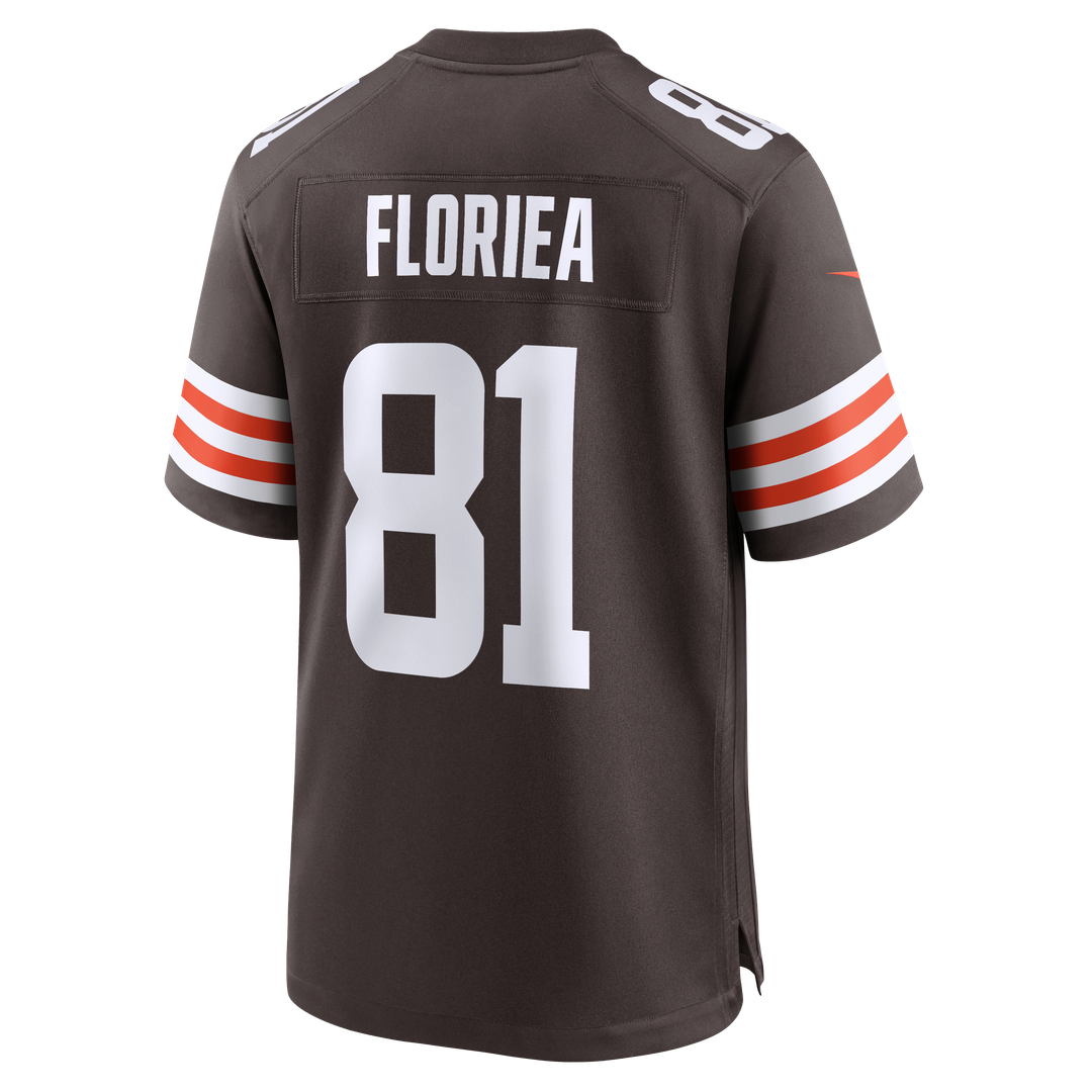 Cleveland Browns Luke Floriea Nike Team Game Jersey - Brown