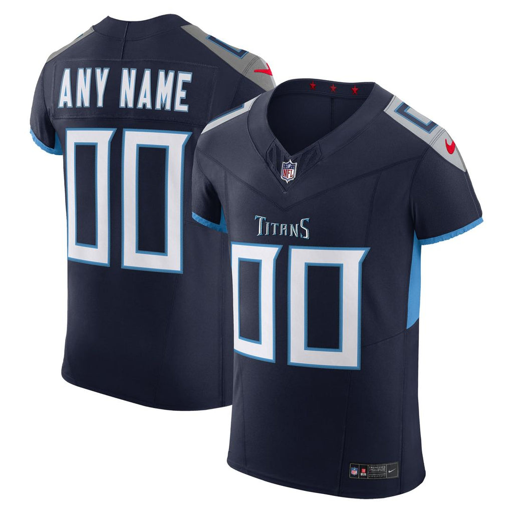 Tennessee Titans Nike Vapor F.U.S.E. Elite Custom Jersey - Navy