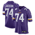 Minnesota Vikings Donovan Jackson Nike Game Player Jersey - Purple