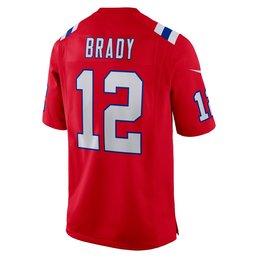 New England Patriots Tom Brady Nike Retired Game Jersey - White