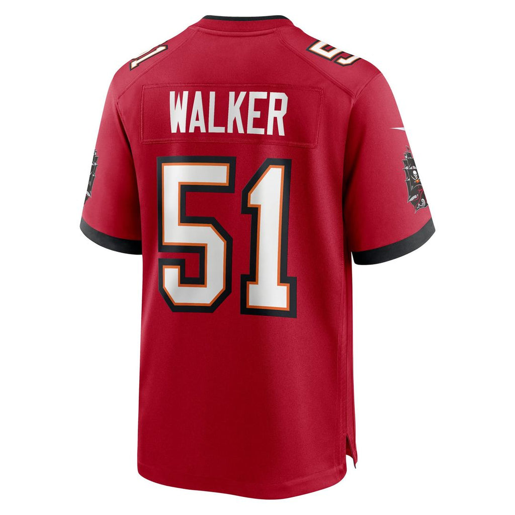 Tampa Bay Buccaneers David Walker Nike Team Game Jersey - Red