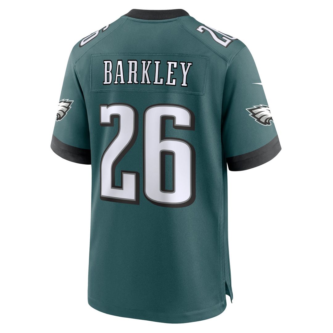 Philadelphia Eagles Saquon Barkley Nike Game Player Jersey - Midnight Green