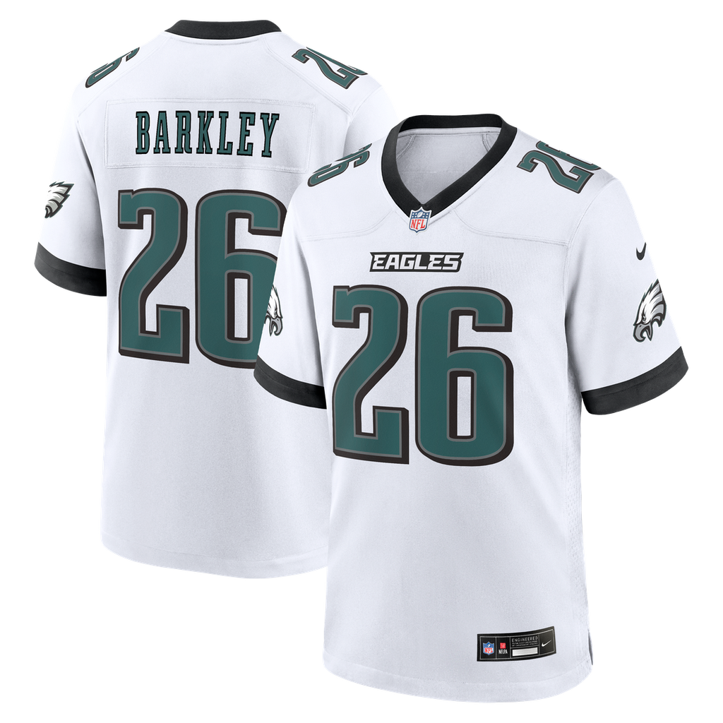 Philadelphia Eagles Saquon Barkley Nike Alternate Game Jersey - Black