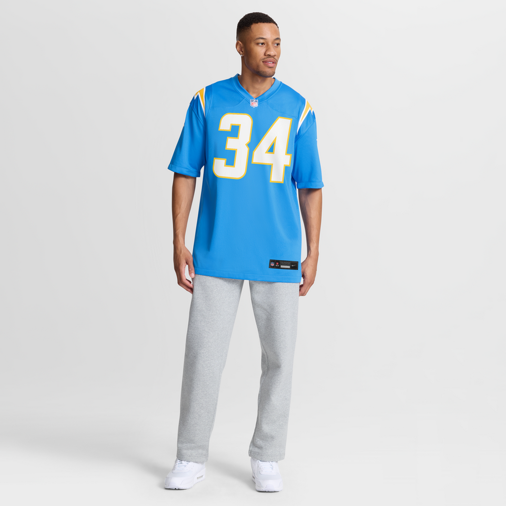 Los Angeles Chargers Keaton Mitchell Nike Team Game Jersey - Powder Blue