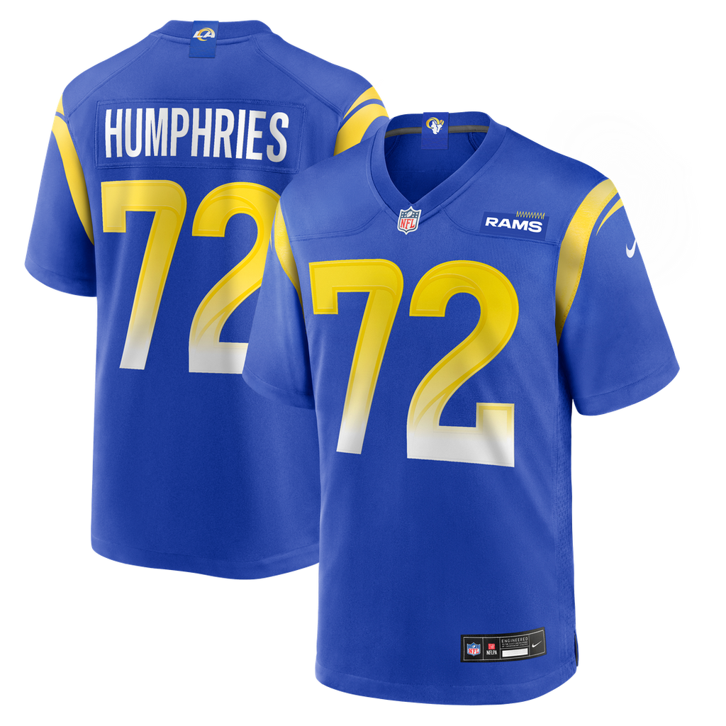 Los Angeles Rams D.J. Humphries Nike Team Game Jersey - Royal